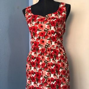 Forever 21 Red Floral dress